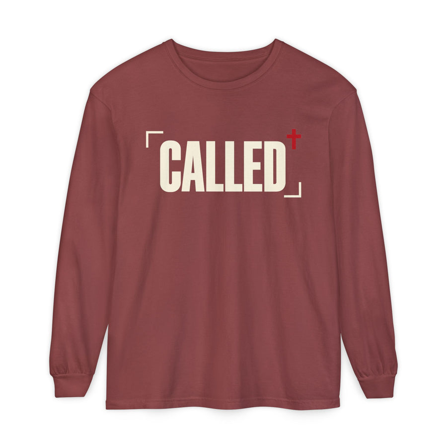 Called Long Sleeve T‑Shirt — Faith-Inspired 'CALLED' Graphic Top