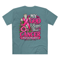 Load image into Gallery viewer, "My God Is Bigger Than Cancer" Tee