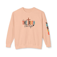 Load image into Gallery viewer, "The Way the Truth the Life" Jesus sweatshirt