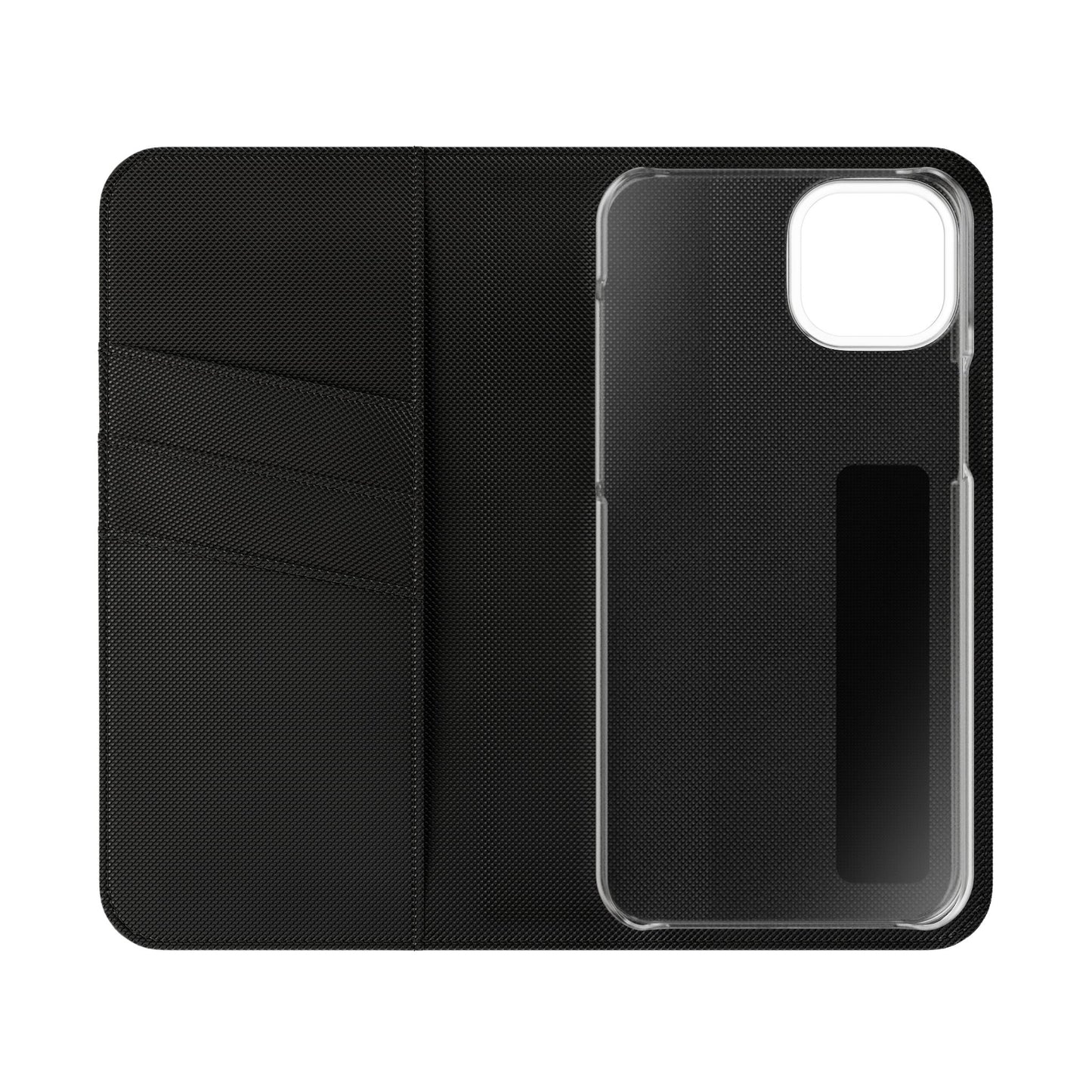 Christian Flip Phone Case — "Jesus Is My Lord and Savior" Purple Bow Plaid Wallet