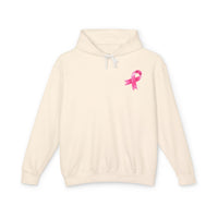 Load image into Gallery viewer, "Faith Over Fear" Pink Ribbon Front/Back Printed Hoodie