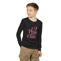 Load image into Gallery viewer, "Pray for a Cure" Youth Long Sleeve Tee