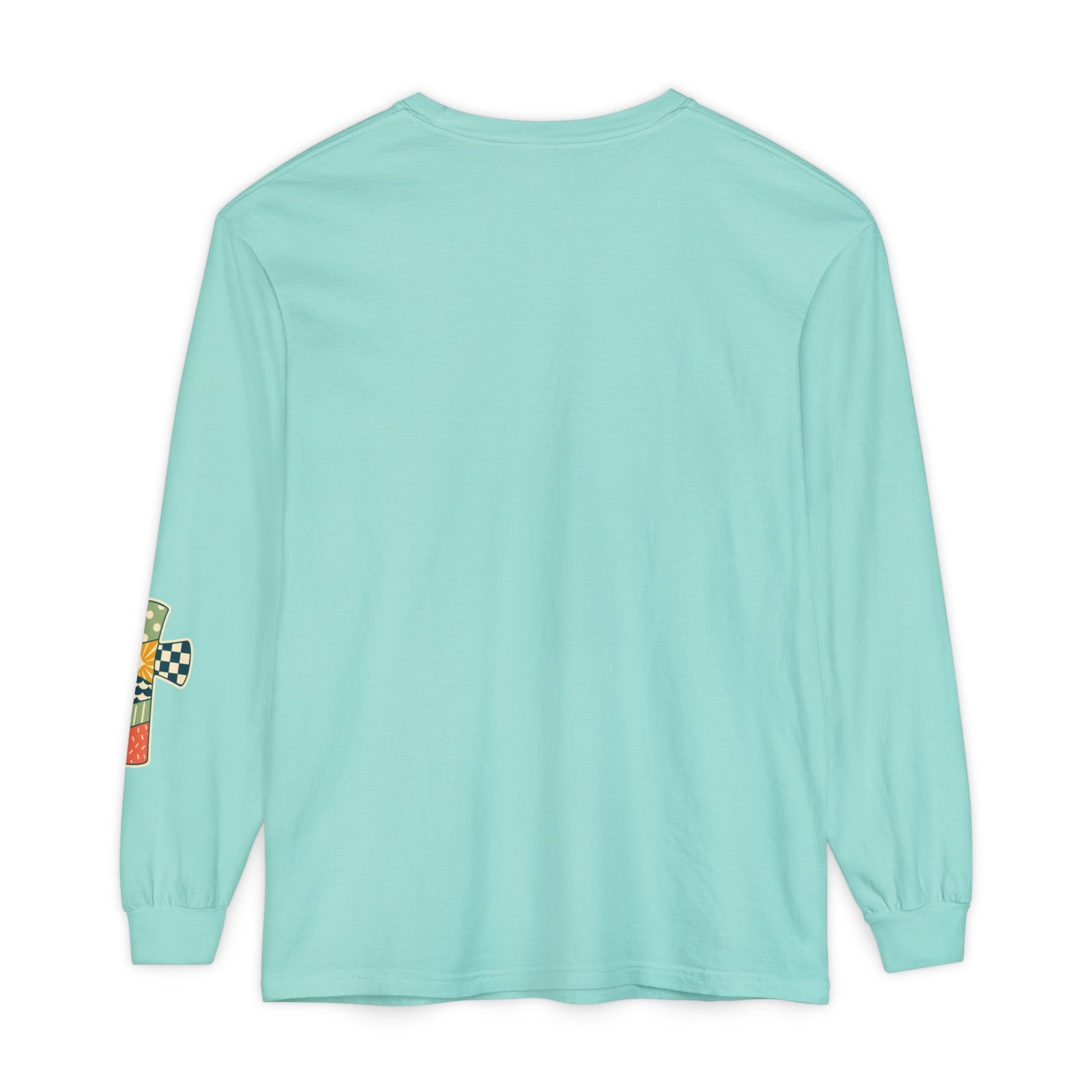 Pray, God, Repeat Long Sleeve Tee — 1 Thessalonians 5:17 Christian Shirt