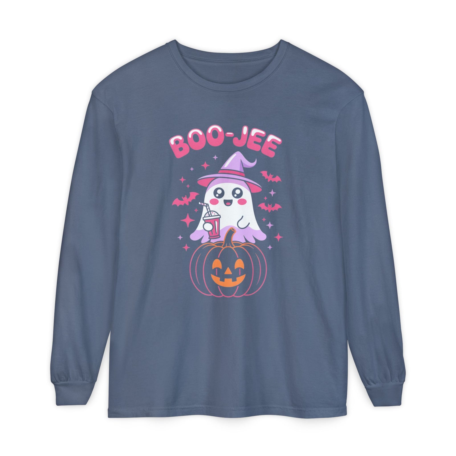 Halloween Ghost Long Sleeve Tee