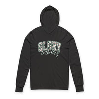 Load image into Gallery viewer, "Glory to the King" Christmas Hooded Long Sleeve Tee