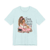 Load image into Gallery viewer, "Jesus, Coffee &amp; My Chihuahua" Tee