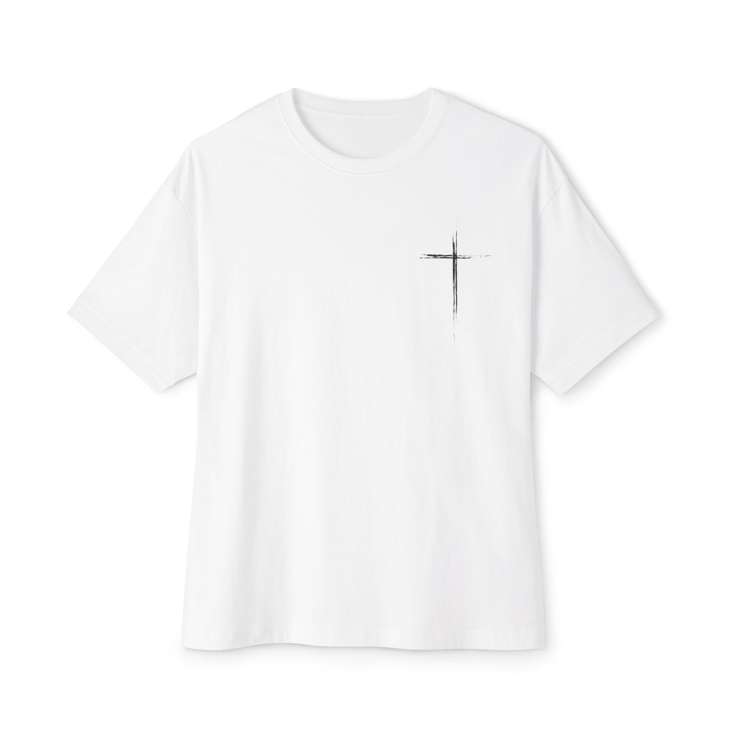 5G Connection with God Oversized Tee — Christian Graphic Boxy T-Shirt