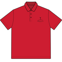 Load image into Gallery viewer, Embroidered "Cross" Polo Shirt