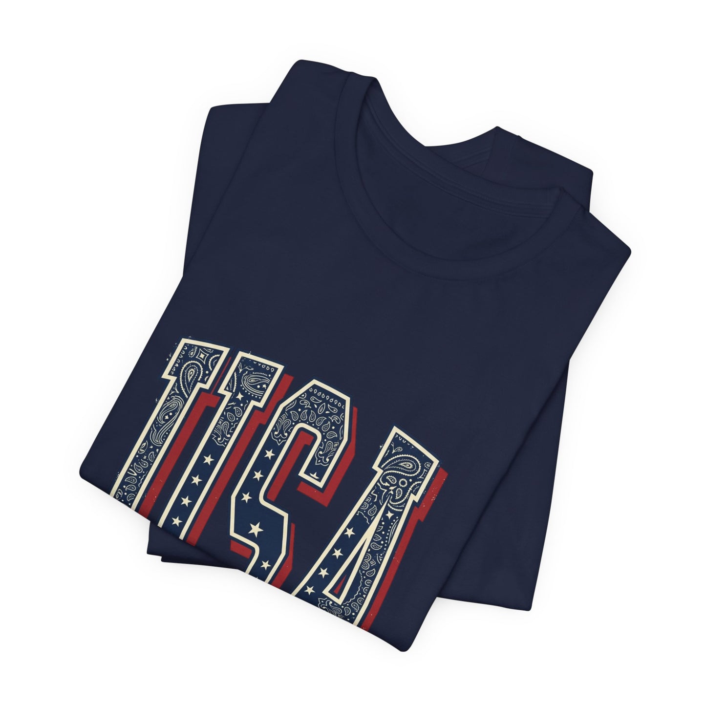 Vintage USA Graphic Tee | 4th of July Americana Stars & Stripes