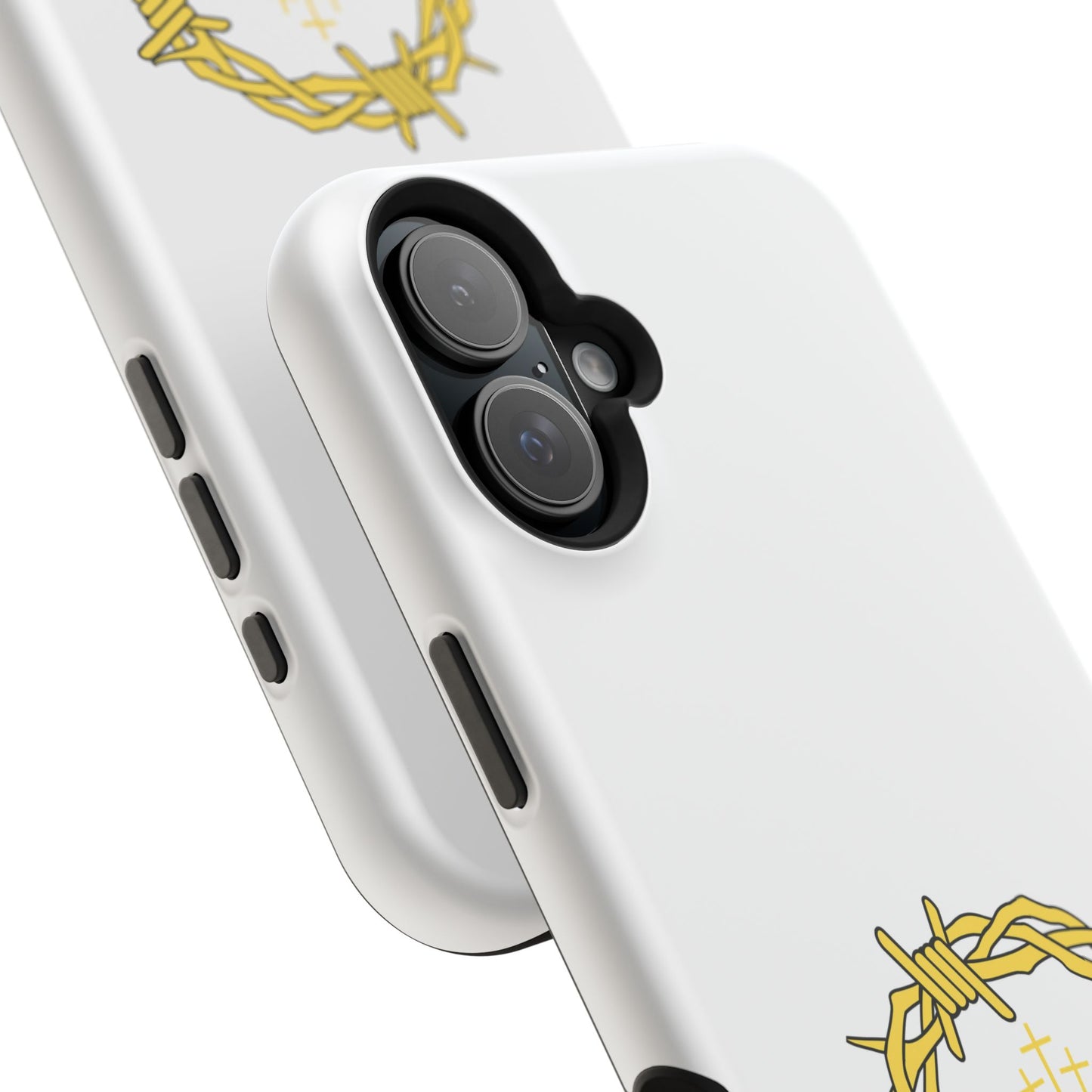 Impact-Resistant Phone Case — 'True Love' Crown of Thorns Faith Design