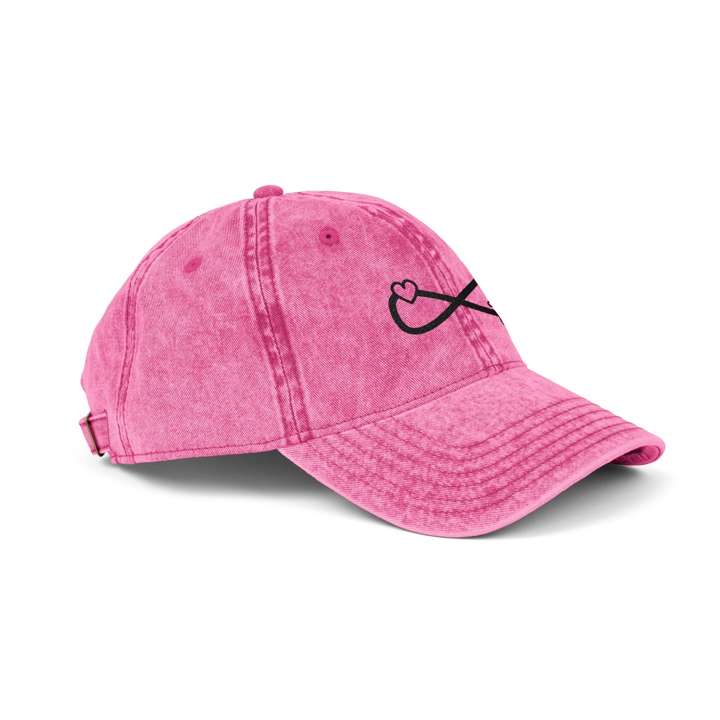 Washed-out Infinity Embroidered Cap