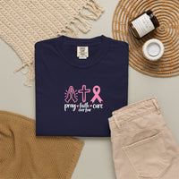 Load image into Gallery viewer, "Pray, Faith over Fear, Cure" Tee