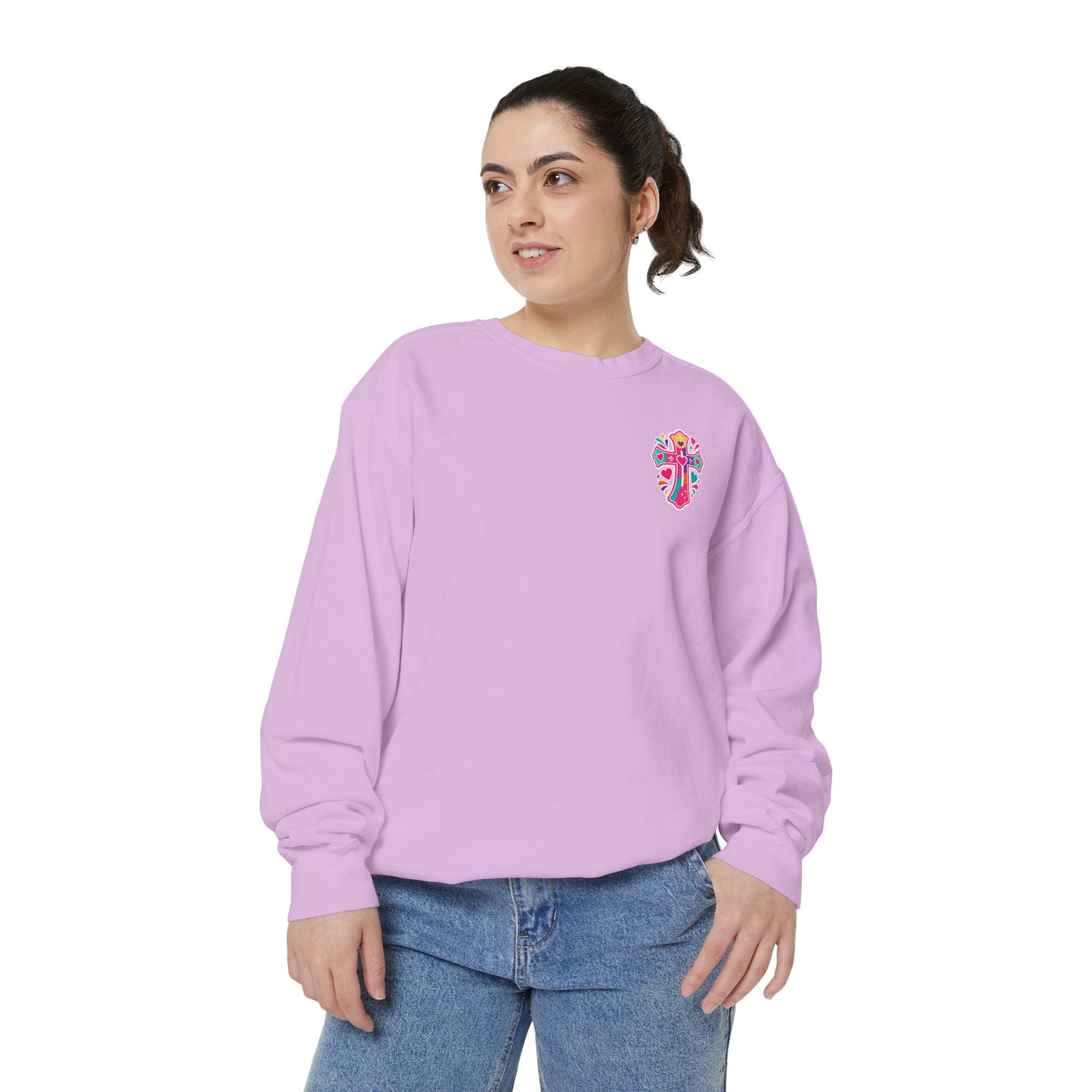 Worship Music Sweatshirt — "I Sing to Worship Music Loud in My Car" Crewneck