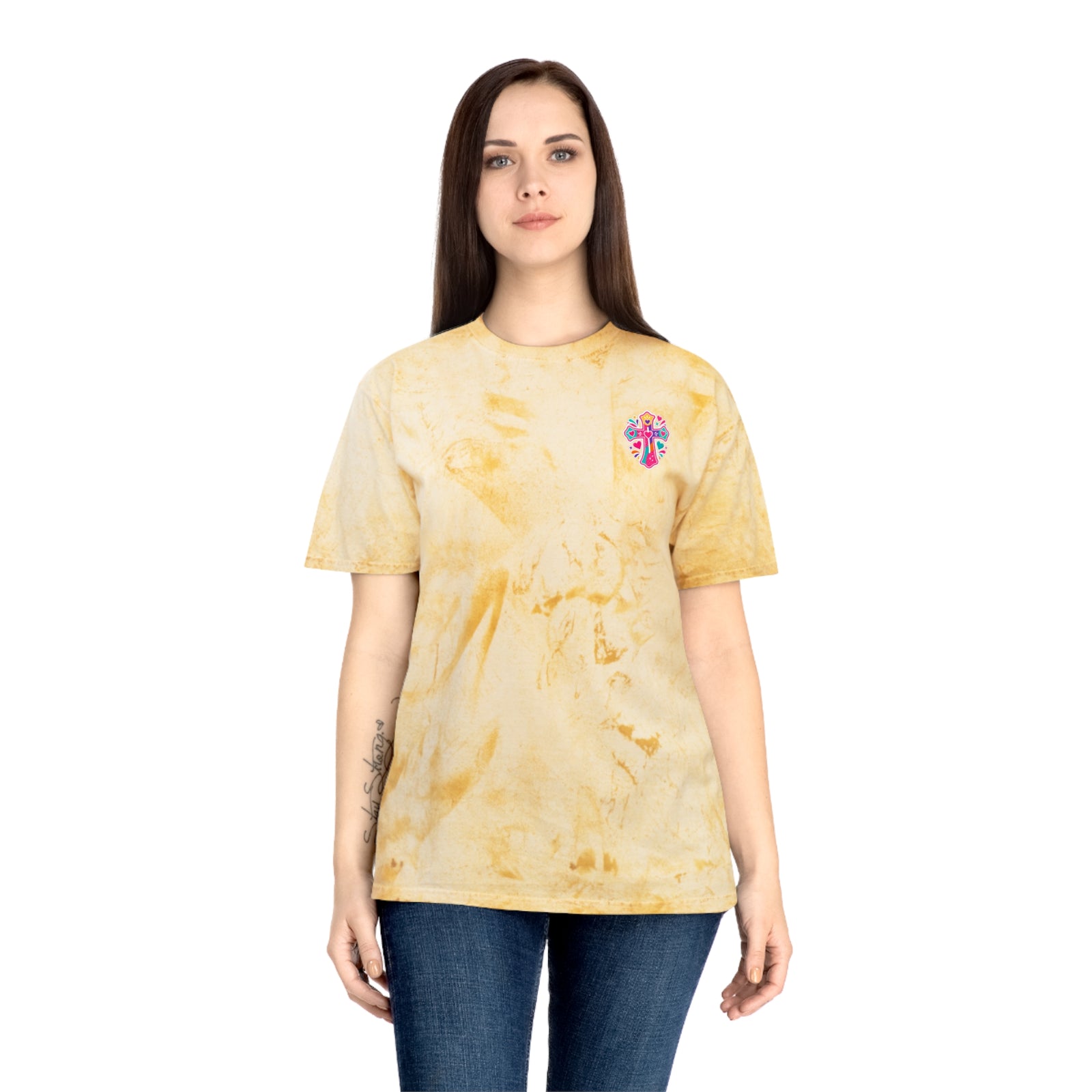 Christian Tie-Dye T-Shirt — "I Read the Word Before I'm Challenged by the World"