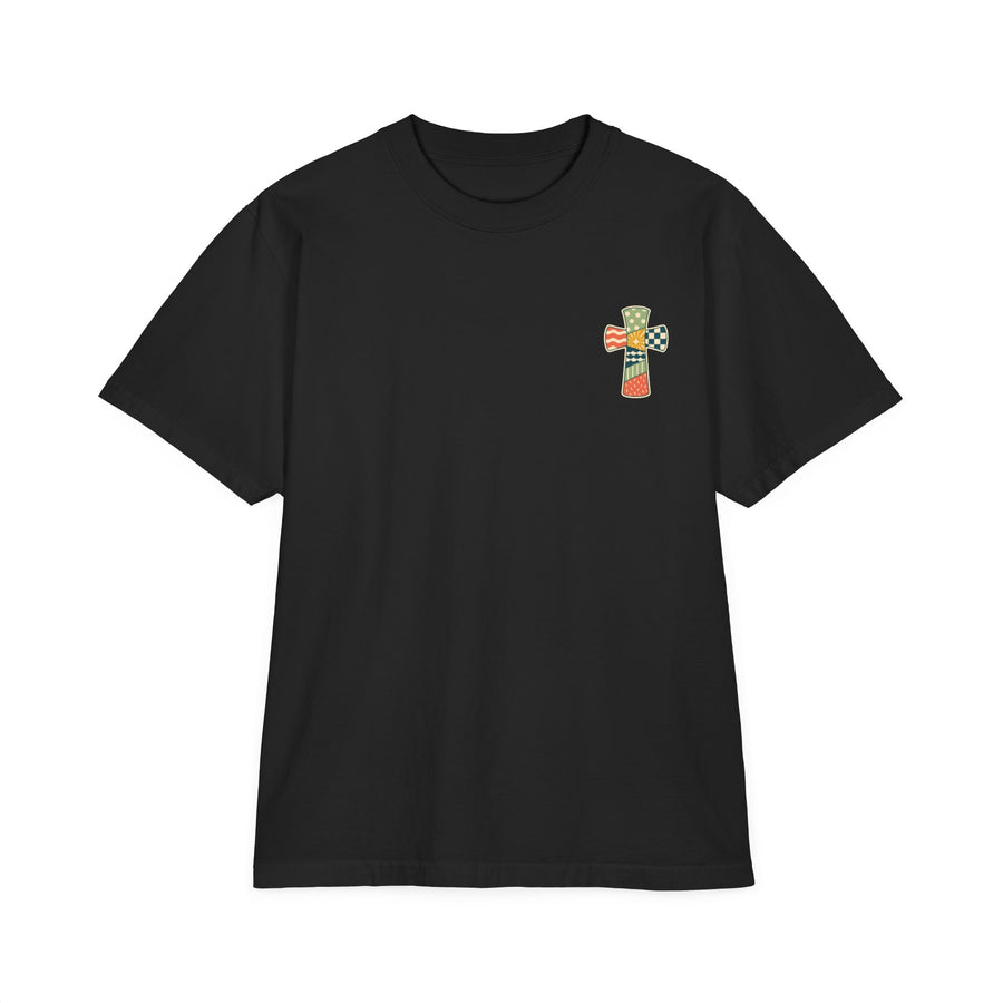 Pray On, Repeat T-Shirt — Christian Graphic Tee (1 Thessalonians 5:17)