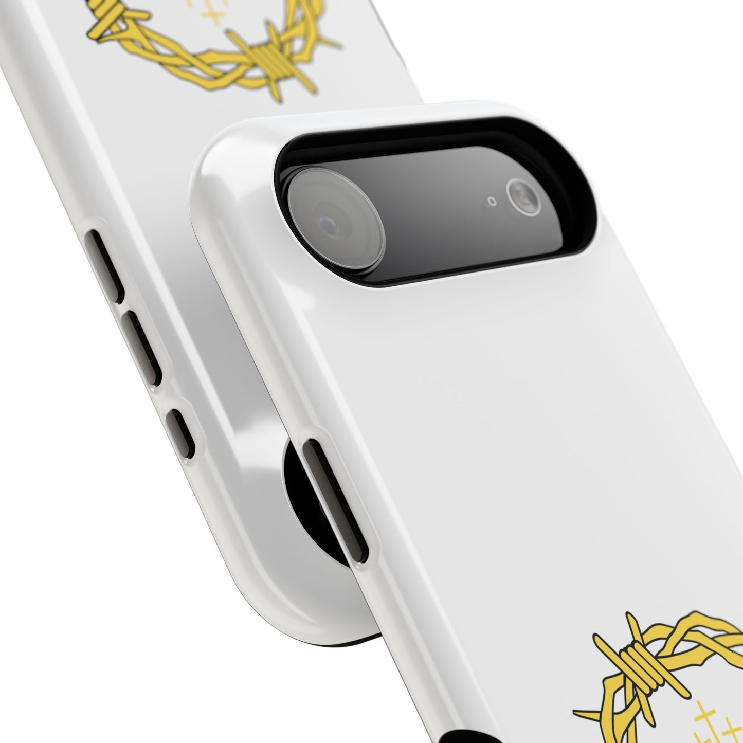 Impact-Resistant Phone Case — 'True Love' Crown of Thorns Faith Design