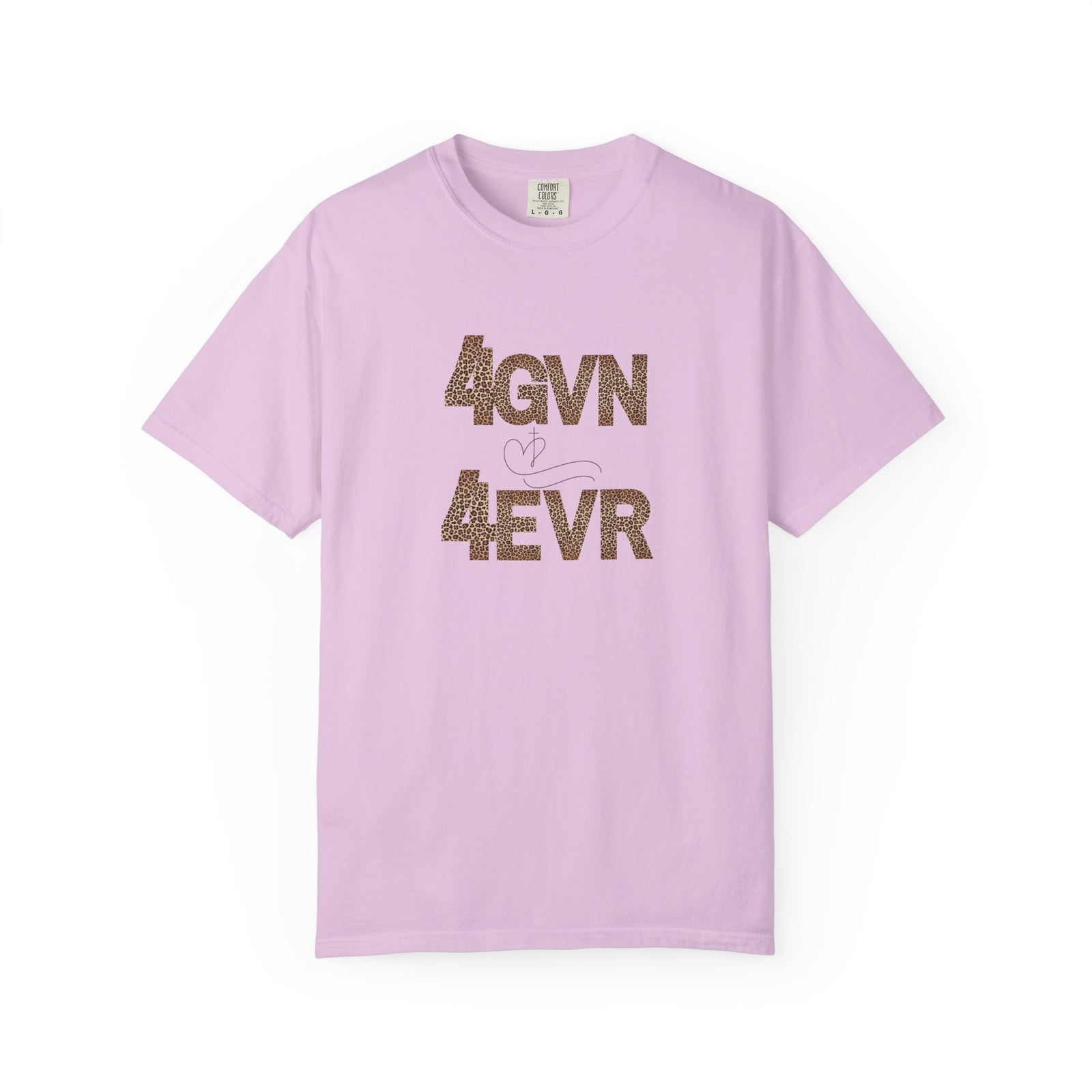 T-Shirt — 4GVN 4EVR Block Letter Graphic Tee