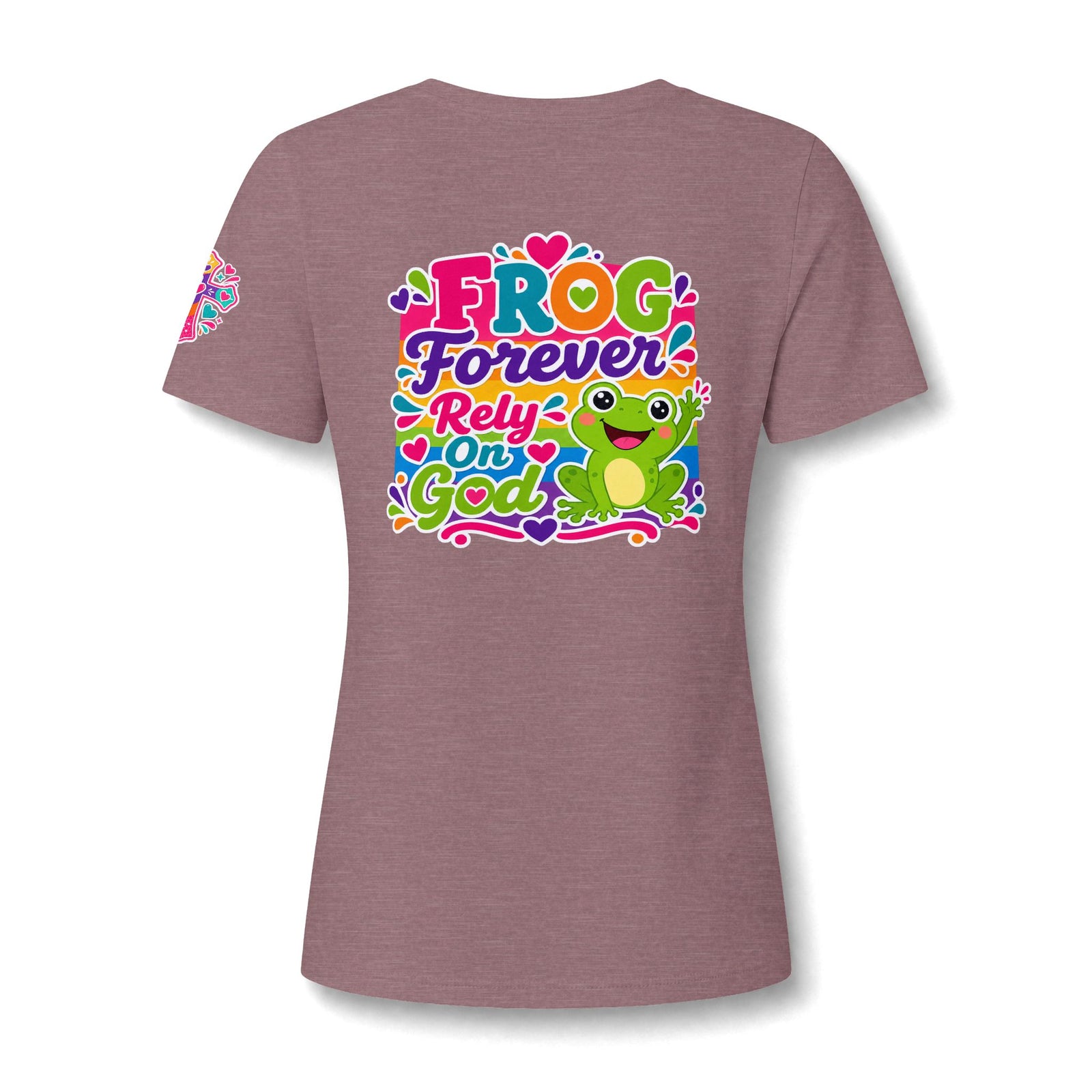 Women's Relaxed Heather CVC V-Neck Tee