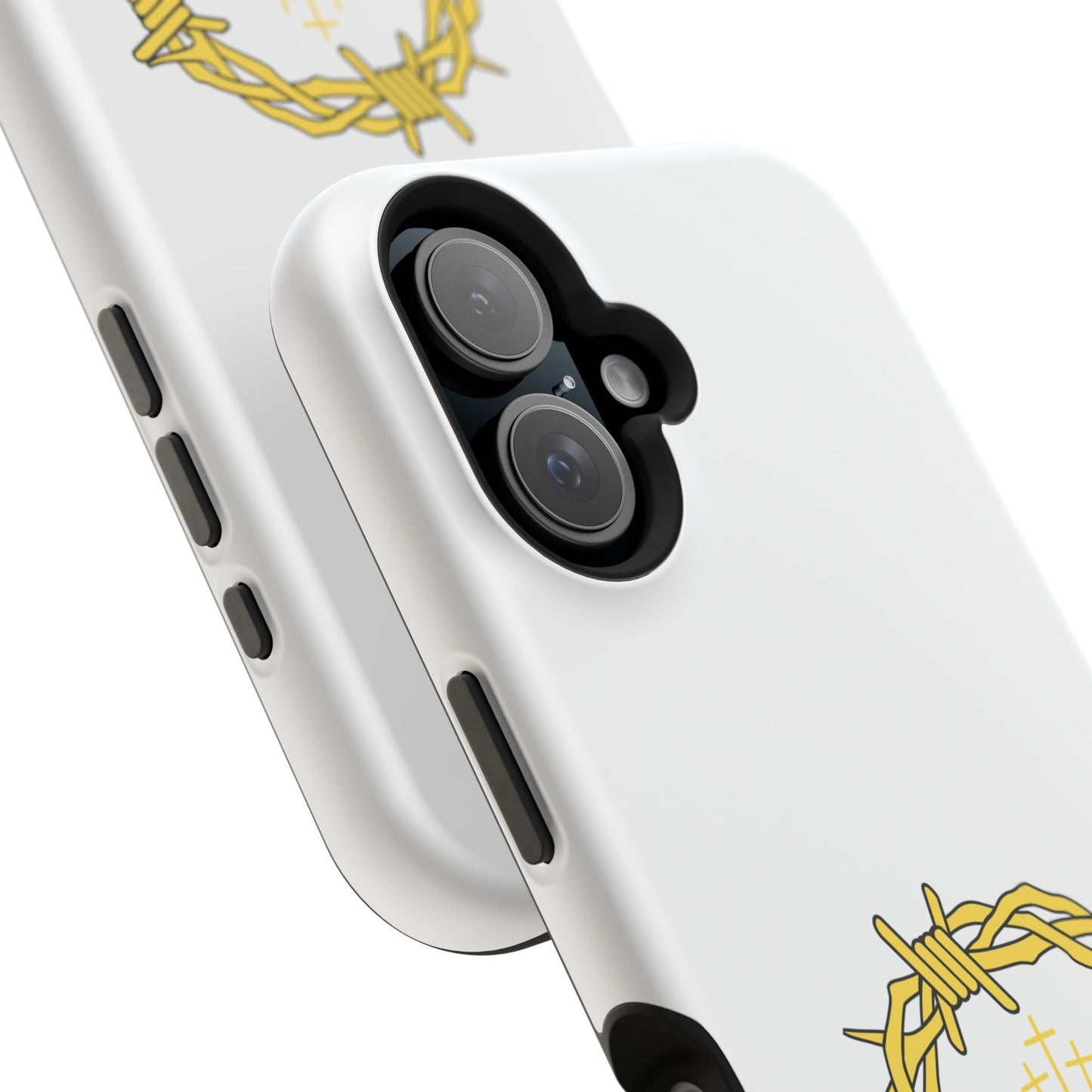 Impact-Resistant Phone Case — 'True Love' Crown of Thorns Faith Design