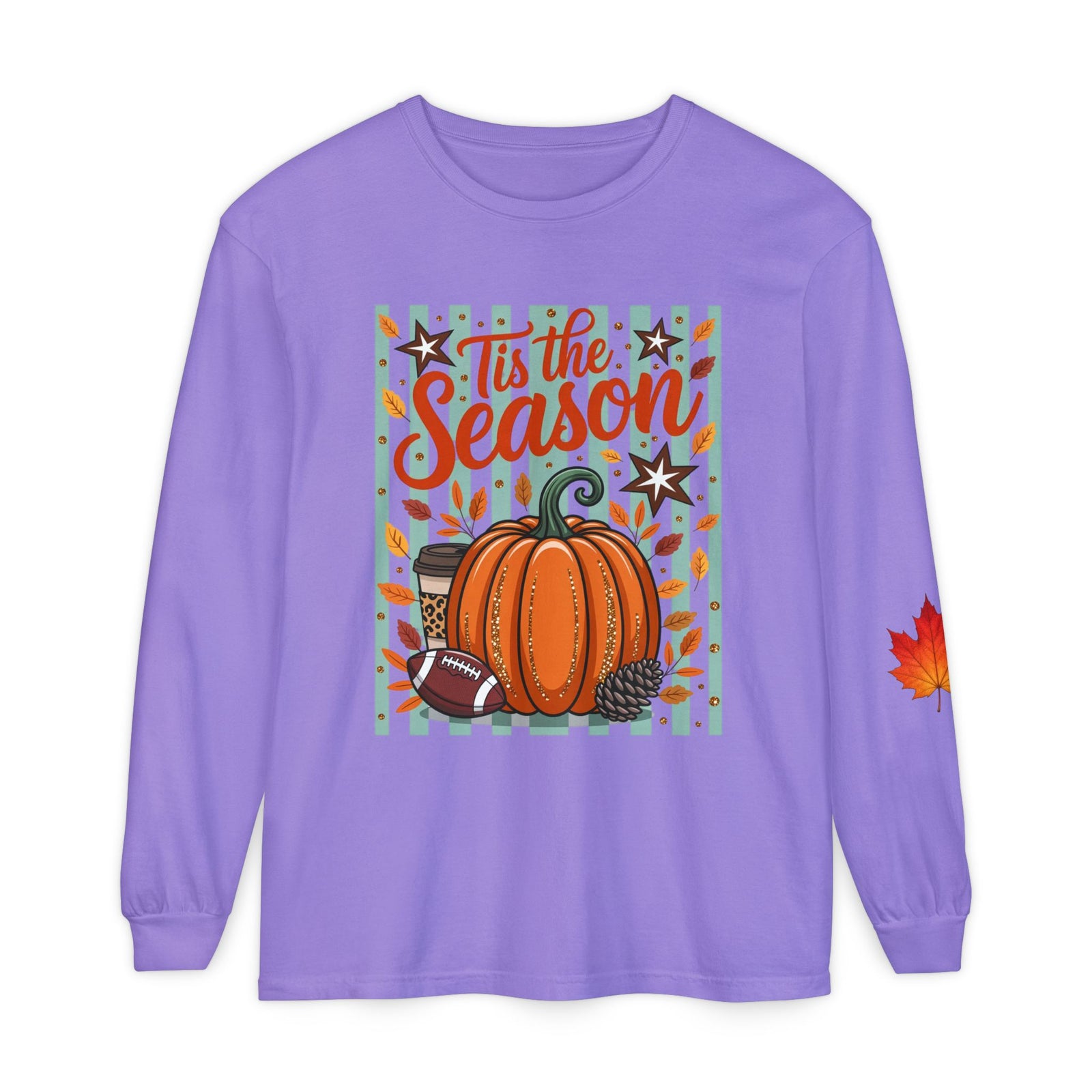 'Tis the Season Pumpkin Fall Long Sleeve Tee