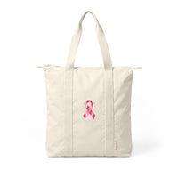 Load image into Gallery viewer, Carry All Tote Bag- Pink Ribbon for Breast Cancer Awareness