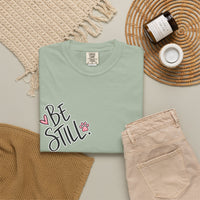 Load image into Gallery viewer, “God Said Be Still” Women’s Faith Tee