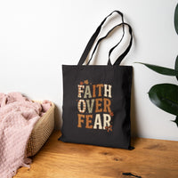 Load image into Gallery viewer, "Faith Over Fear" Autumn Tote