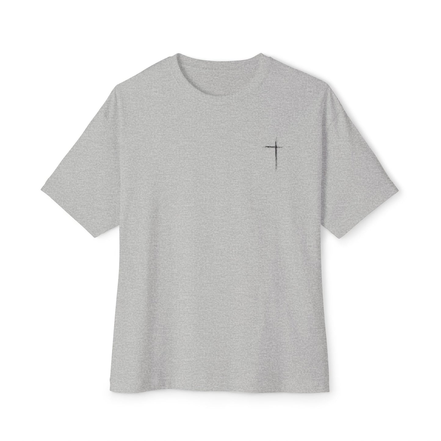 Faith In God Boxy Tee — Floral Christian Graphic T-Shirt