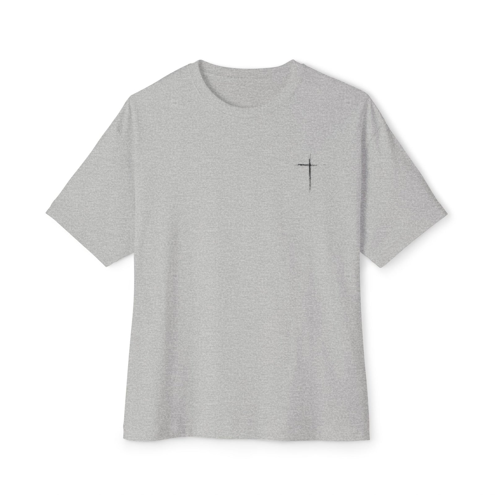 Faith In God Boxy Tee — Floral Christian Graphic T-Shirt
