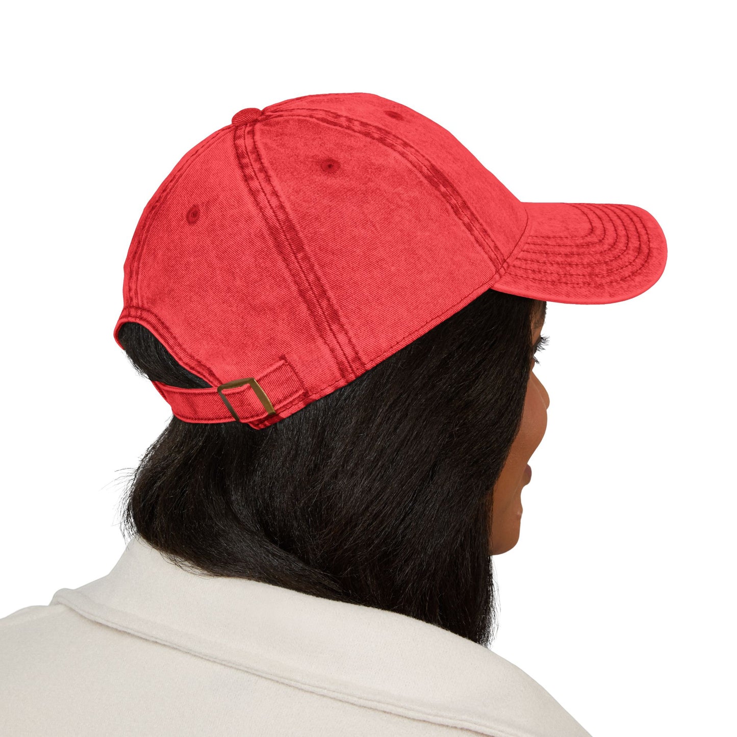 Washed-out Infinity Embroidered Cap
