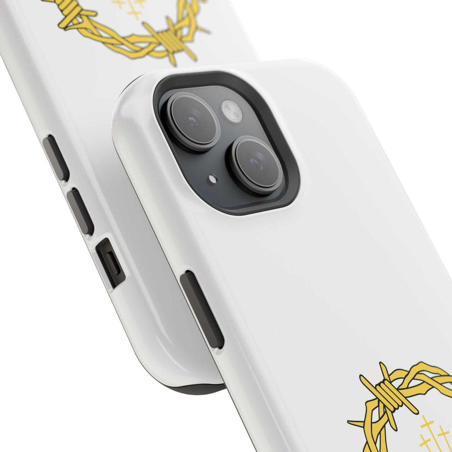 Impact-Resistant Phone Case — 'True Love' Crown of Thorns Faith Design