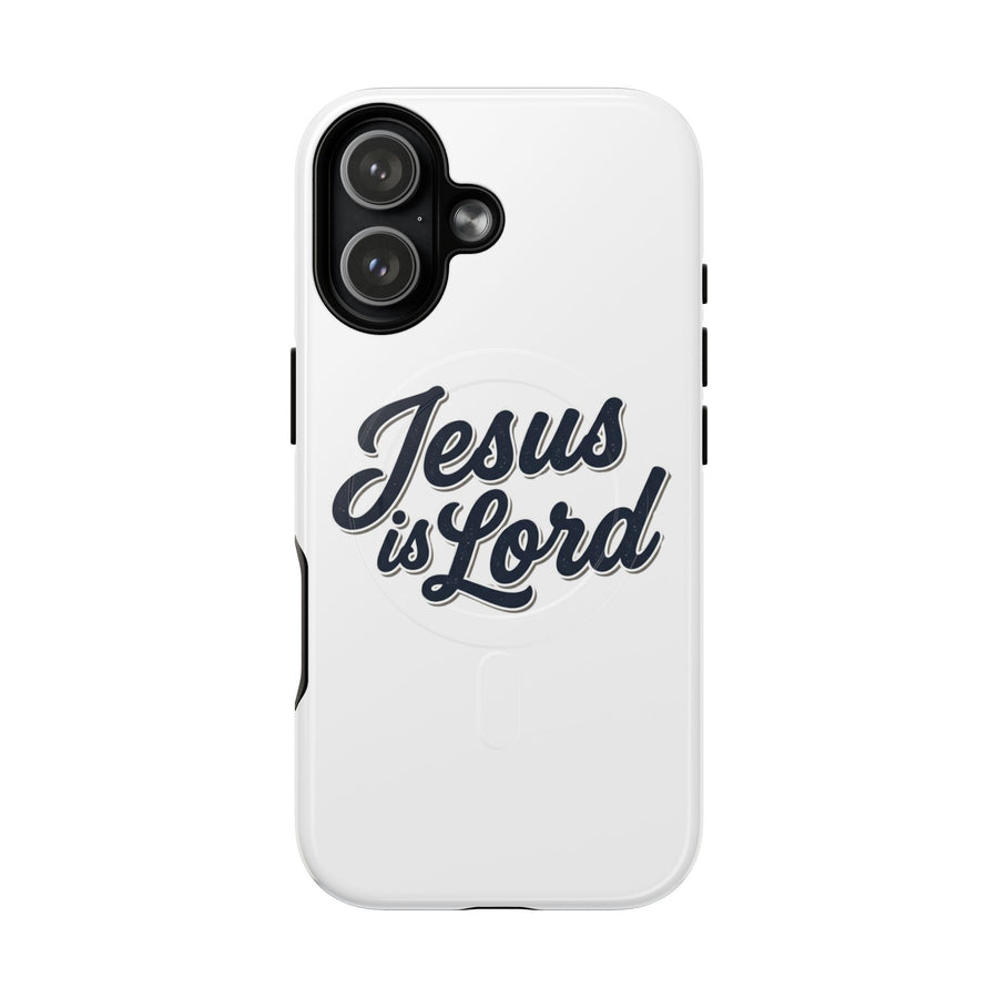 Jesus Is Lord Tough Magnetic Phone Case — Christian Faith iPhone Cover