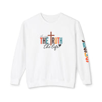 Load image into Gallery viewer, "The Way the Truth the Life" Jesus sweatshirt
