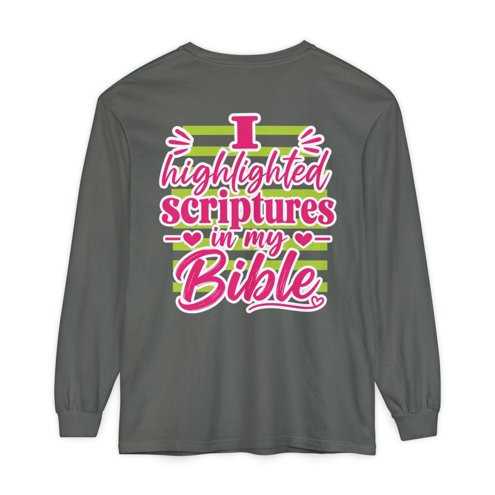 Unisex Garment-dyed Long Sleeve T-Shirt
