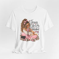 Load image into Gallery viewer, "Jesus, Coffee &amp; My Chihuahua" Tee
