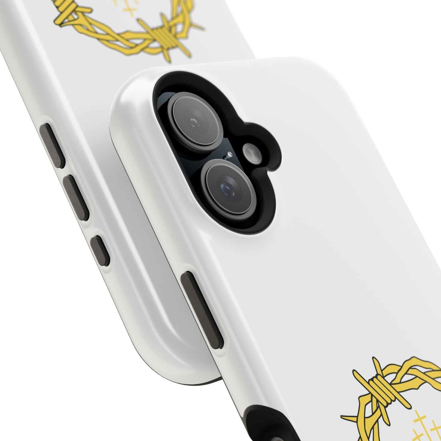 Impact-Resistant Phone Case — 'True Love' Crown of Thorns Faith Design