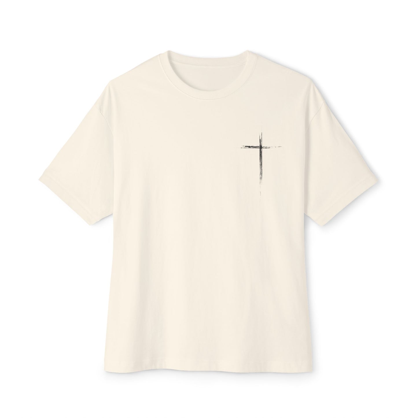 5G Connection with God Oversized Tee — Christian Graphic Boxy T-Shirt