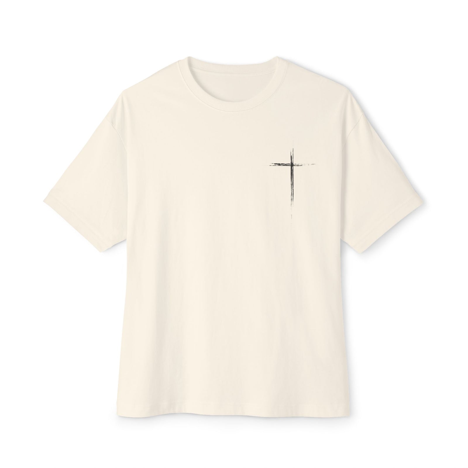 5G Connection with God Oversized Tee — Christian Graphic Boxy T-Shirt