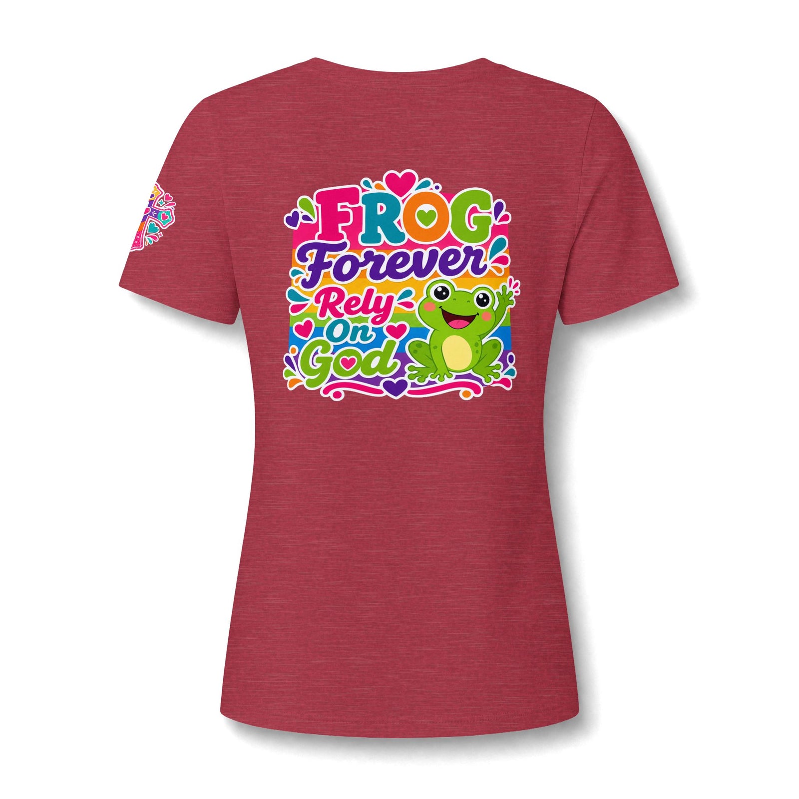 Women's Relaxed Heather CVC V-Neck Tee
