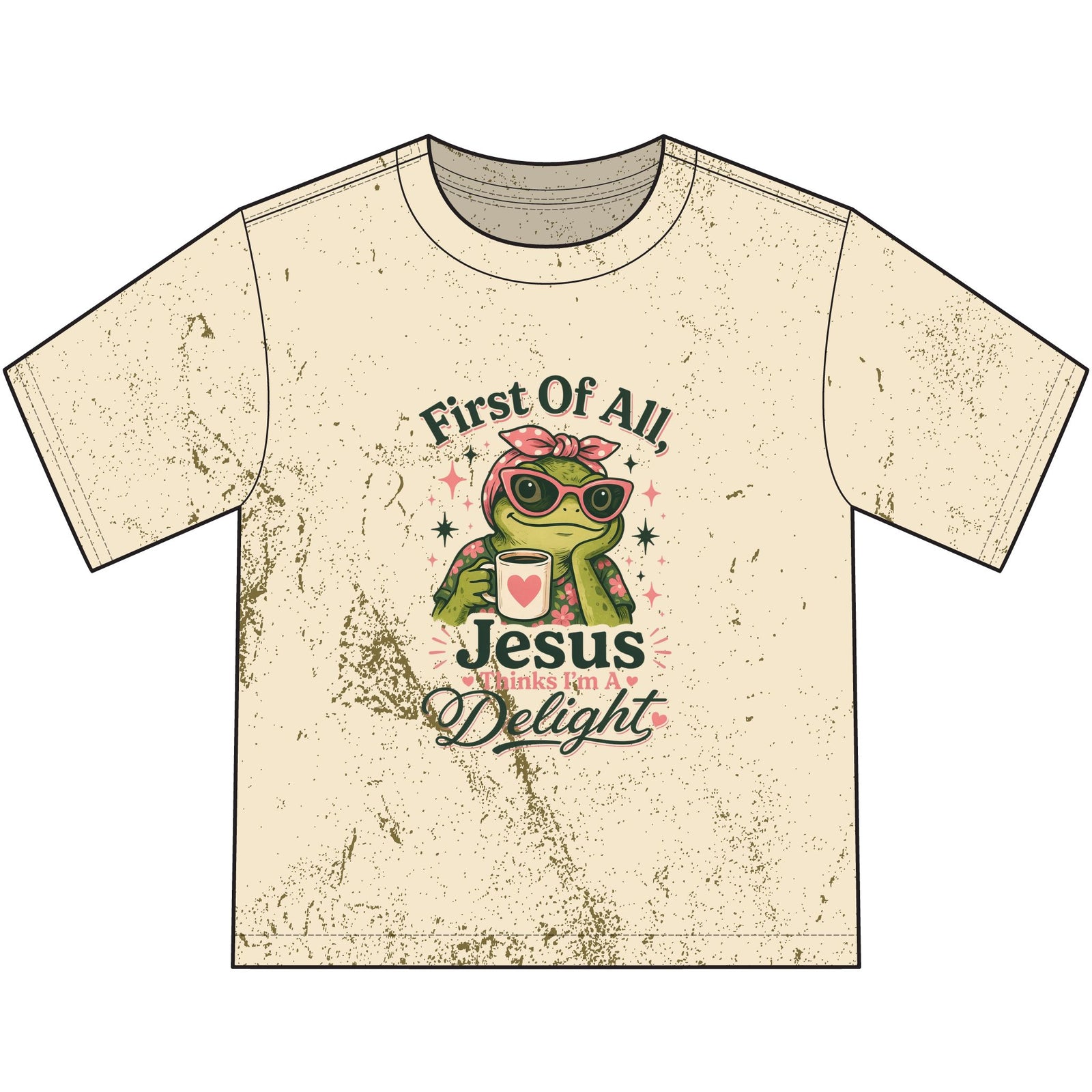 Kids "First Of All Jesus Thinks I’m A Delight" Frog T-Shirt