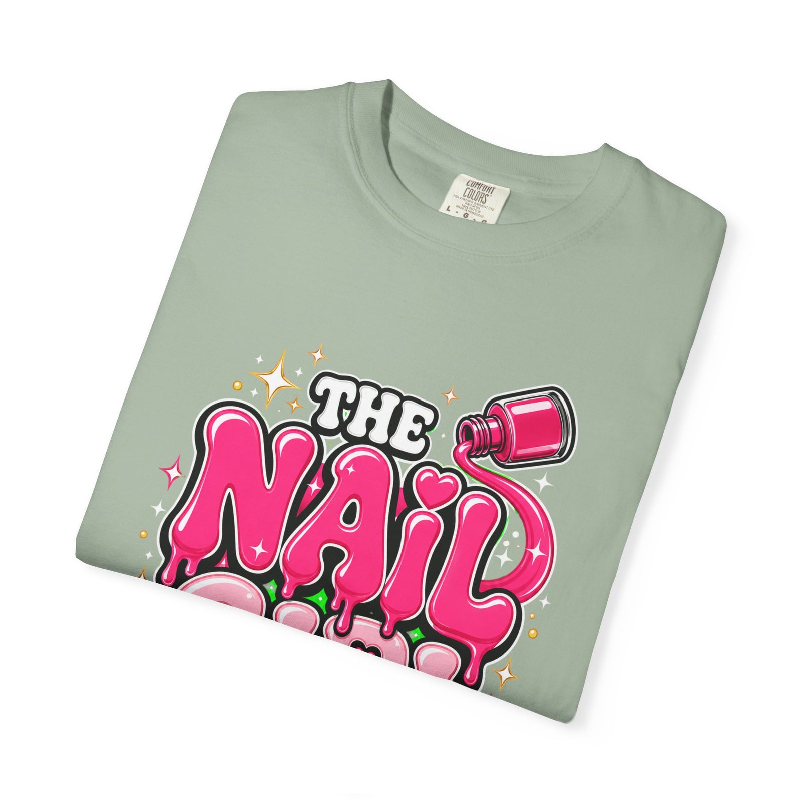The Nail Girl T-Shirt — Polishing Nails, Praising Jesus Graphic Tee
