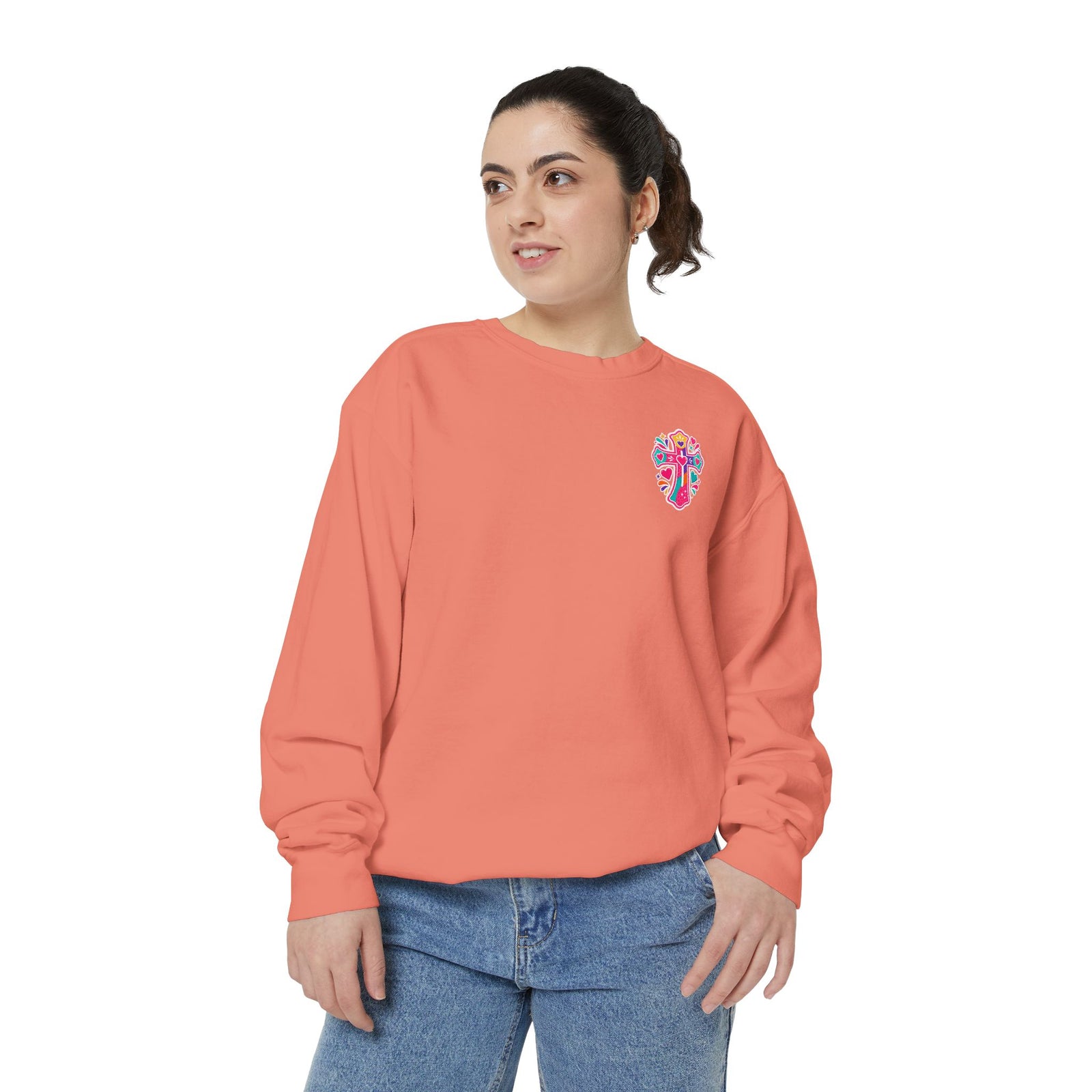 Worship Music Sweatshirt — "I Sing to Worship Music Loud in My Car" Crewneck