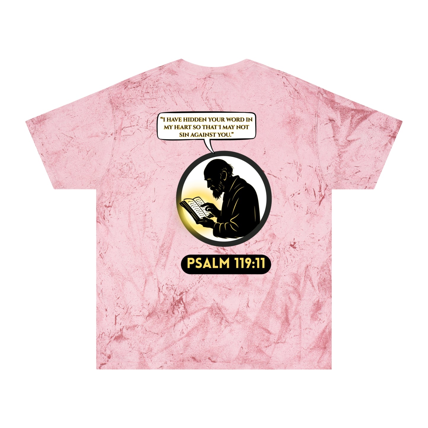 Psalm 119:11 Tie-Dye T-Shirt — Christian Prayer Graphic Tee