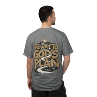 Load image into Gallery viewer, Romans 8:28 "The Way to God's Plan" T-Shirt