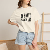 Load image into Gallery viewer, Be Salty Stay Lit Tee