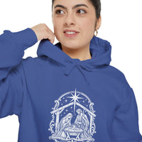 Load image into Gallery viewer, Nativity (Custom Colors Brand) Garment-Dyed Hoodie