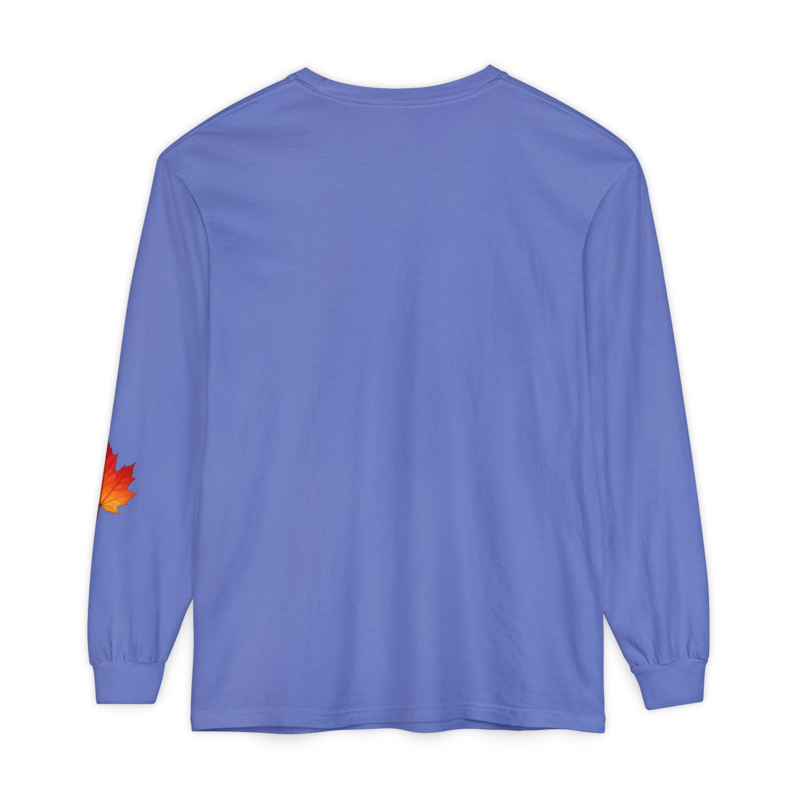Halloween Pumpkin Long Sleeve Tee — Colorful Jack-O'-Lantern Graphic