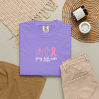 Load image into Gallery viewer, "Pray, Faith over Fear, Cure" Tee