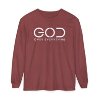 Load image into Gallery viewer, "God Over Everything" Long Sleeve Tee