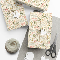 Load image into Gallery viewer, Vintage Floral Gift Wrapping Paper